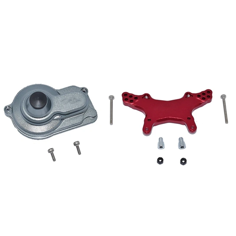 

Metal Front Shock Tower Board with Metal Rear Main Gear Cover Gearbox Case