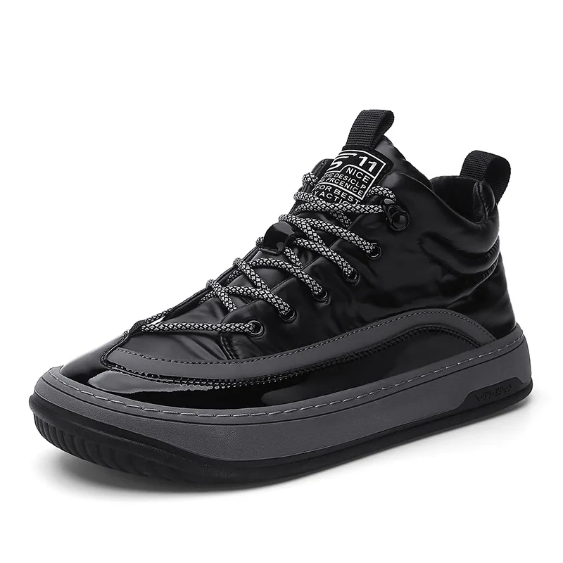 

Мужские кожаные кроссовки, итальянские дышащие, нескользящая Вулканизированная подошва, повседневная обувь для отдыха