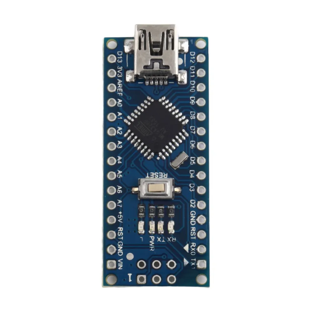 Newest1 шт Nano V3.0 ATmega328P плата модуля + Бесплатный мини usb кабель для Arduino совместимый| |