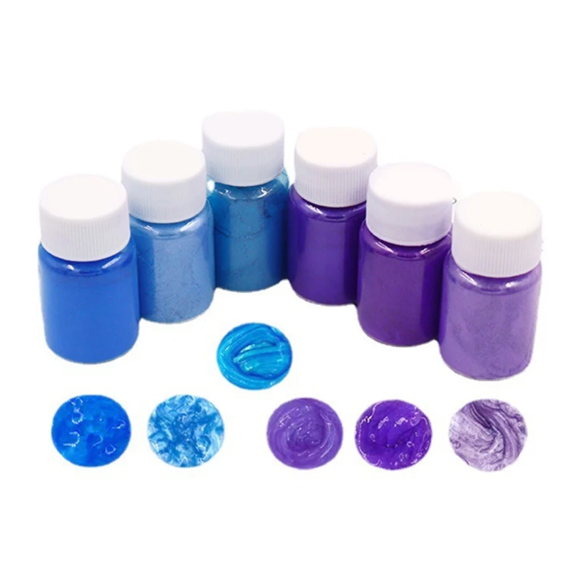 

5/6/7/28 Bottles Cosmetic Grade Pearlescent Power Natural Mica Mineral Powder Epoxy Resin Paint Pearl Pigment DIY Jewelry Crafts