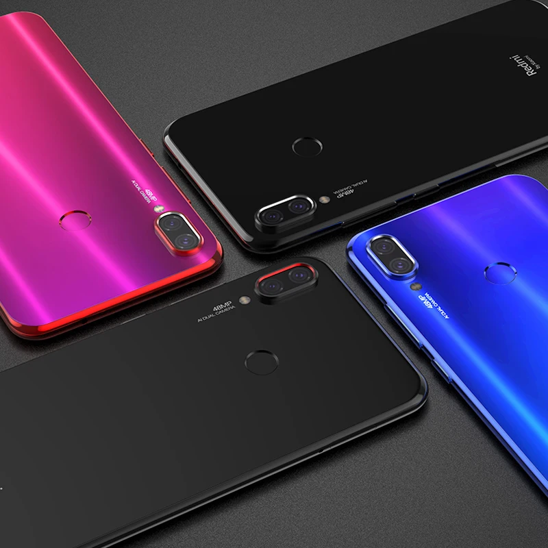 Для Xiaomi RedMi Note 7 металлический Задний защитный чехол для объектива + объектив