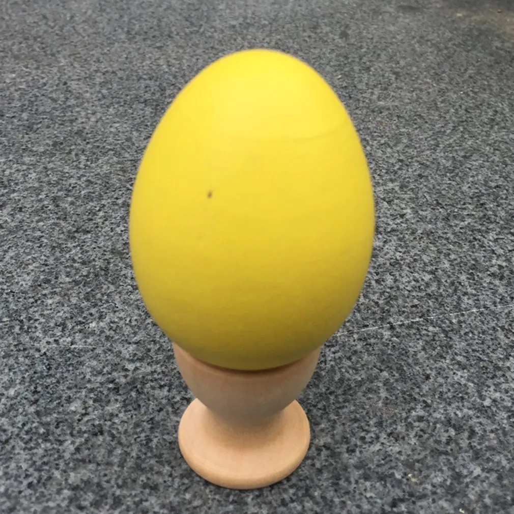 Красочные Ультра реалистичные DIY моделирование Деревянное яйцо твердой