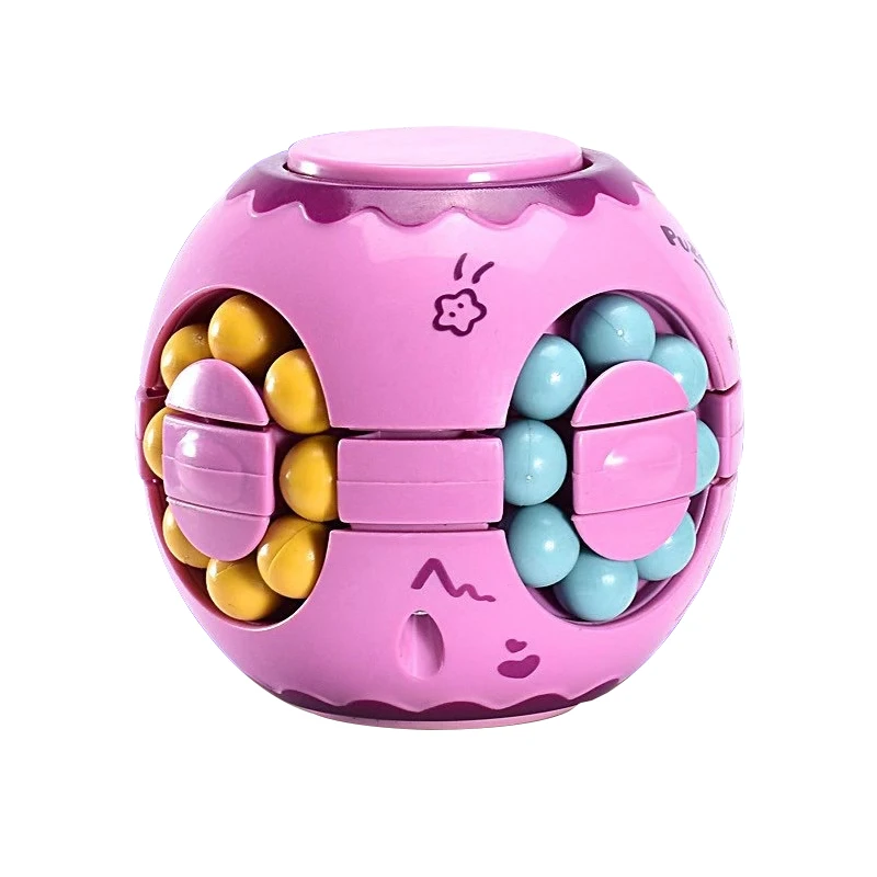 

Antistress Spinning Fingertip Top Stress Relief Toys Color Magic Bean Training Brain Power Puzzle Anti Stress Toys