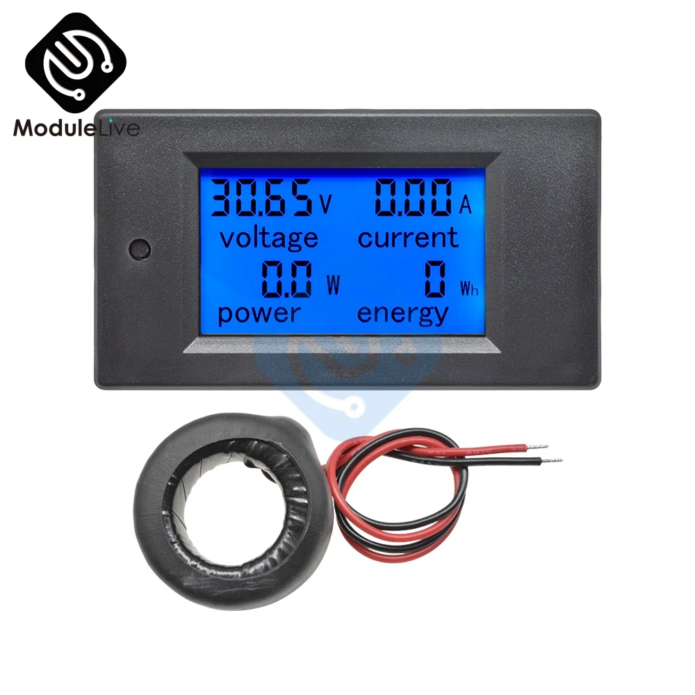 4 в 1 цифровой вольтметр амперметр с ЖК дисплеем 260 А 20 А|Измерители тока| |