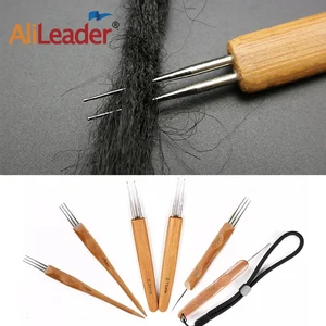 Imported Alileader Crochet Hook For Dreadlocks Wig Needle 1/2/3 Hook Needle Hair Extension Tool Braider 0.5Mm