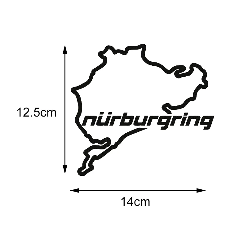 3D обесцвечивание 14 см * 12 5 центеллы азиатской coche гоночная дорога гонки Nurburgring