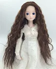 Супер-курчавый парик Bjd для кукол, 13 14 16 18 bjd Sd