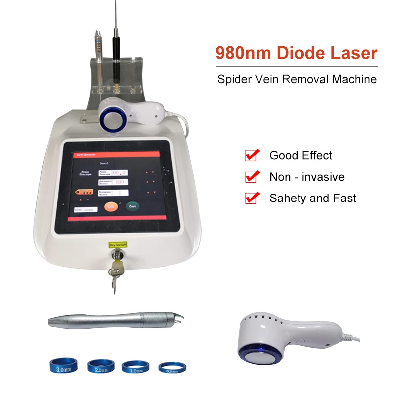 

Диодный лазер 4 в 1 для удаления венозных сосудистых звездочек, 30 Вт, 980 нм, оборудование для салонов красоты, диодный лазер для лечения грибка...