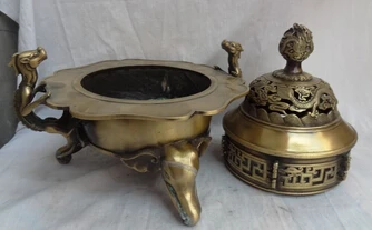 Бесплатная доставка &lt16 ''Тибетский Бронзовый буддистский Голова Дракона шар