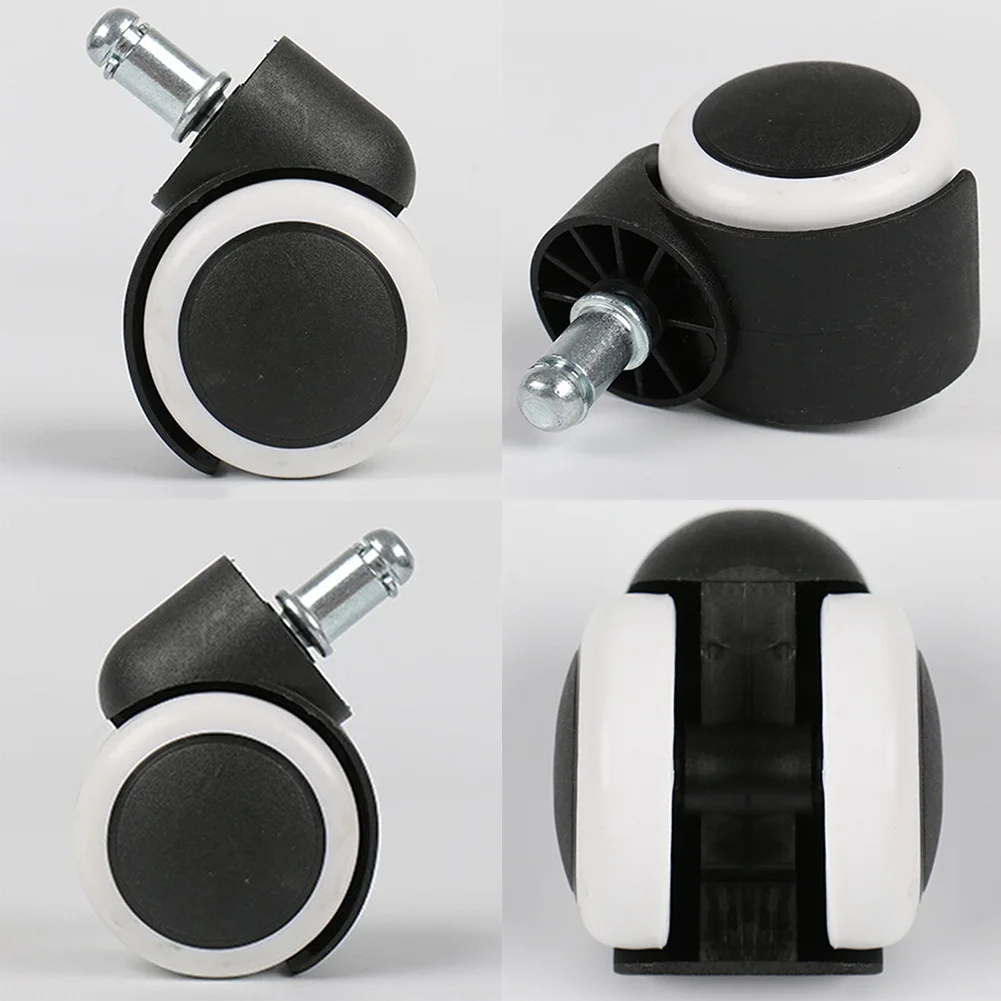 

1pcs Universal Mute Caster 50KG Wheel 2" Replacement Office Chair Swivel Rollers 360 Degree Wheels Furniture Hardware