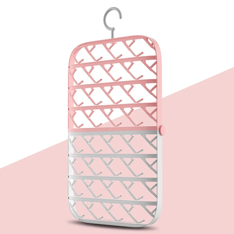 

Multifunctional Foldable Socks Clip Hanger Hanging Drying Racks for Socks Underwear C44