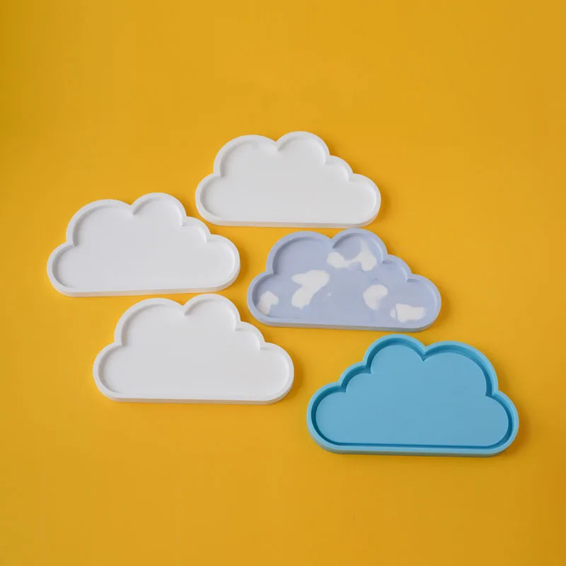 Силиконовая форма для подноса в виде облака сделай сам эпоксидной смолы свечи