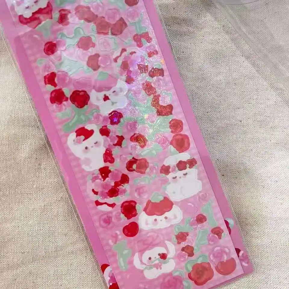 

Lsaer Korean Sticker Cute Pink Scrapbooking Decoration Ins Star Chaser Props Kawaii Stationary Stickers Art Supplies