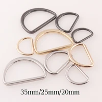 10 pcs goldsilvergunmetal d rings buckle ringbelt purse bag connector d ring findings for belts bag landyard leather craft