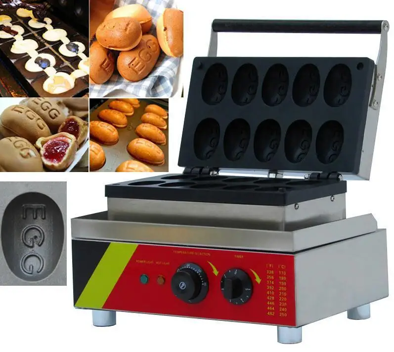 Коммерческих антипригарной Электрический 10 шт. бельгийского вафельные палочки