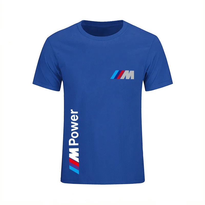 

2022 POWER Performance car T-shirt Creative printing men and women fashion top short sleeve Auto brand M series T shirt