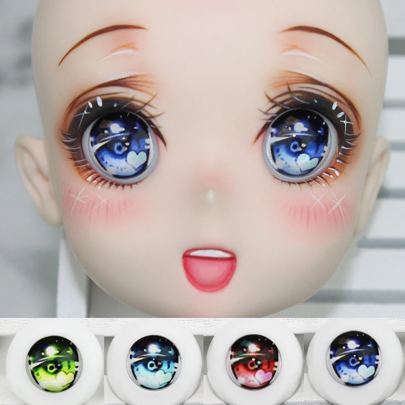 BJD глаза Кукла мультфильм глазного яблока 14 мм 24 для 1/6 1/4 1/3 SD DD кукла аксессуары