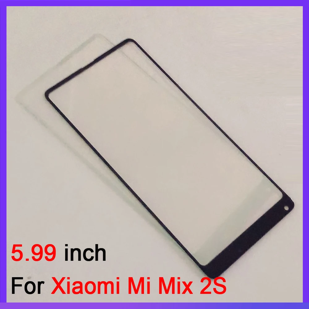 ЖК-дисплей Сенсорная Панель переднее стекло для Xiaomi Mi Mix 2 2S 3 внешнее сенсорный