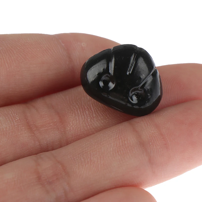 10pcs/bag Craft DIY Black Oval Ellipse Oblong Doll Safety Nose Eyes for Bear Stuffed Toys Snap Animal with Plug Washers | Игрушки и