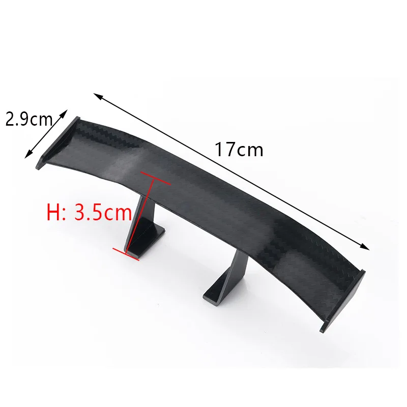 Универсальный автомобильный мини спойлер АБС пластик Углеволокно с клеем 3 м