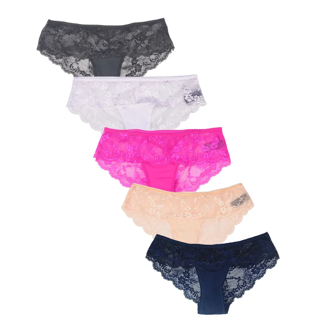 5 шт./лот женские трусики больших размеров сексуальные мягкие кружевные нижнее