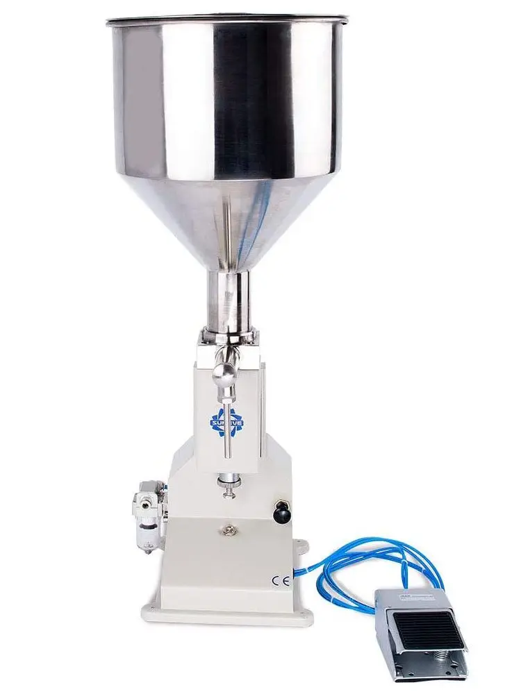 5-50ml Liquid Paste Filling Oil Bottler Filler Pneumatic Filling Machine A02 New