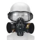 Полноразмерная маска с очками, безопасная краска-распылитель, химические пестициды, украшение, формальдегид, пылезащитный респиратор с многоразовым фильтром