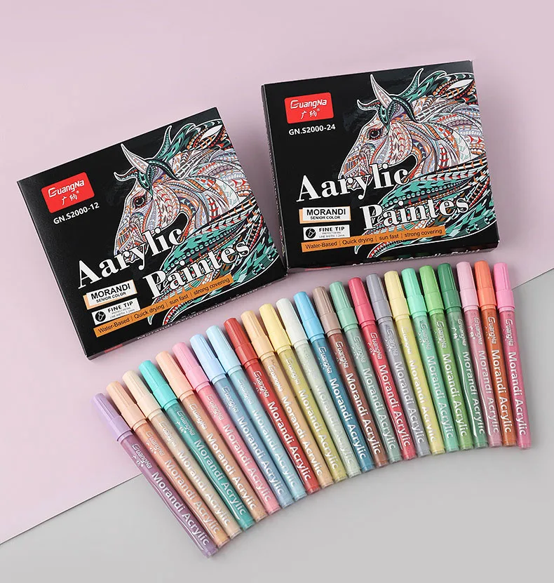 

Фломастеры для рисования манги, 12/24 цвета