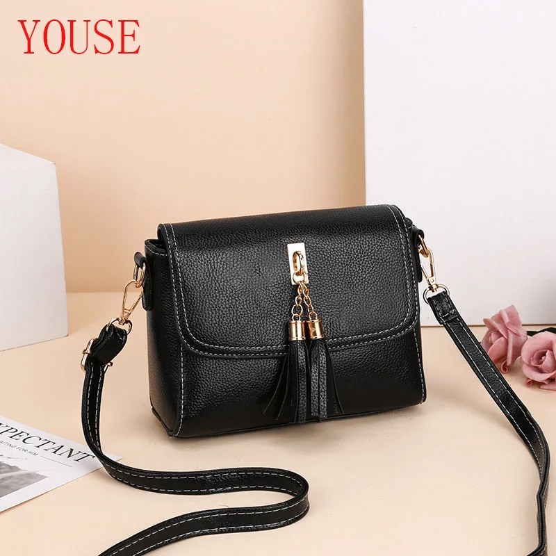

YOUSE 2021 Новая зимняя Женская Ретро сумка на одно плечо диагональная роскошная дизайнерская Дорожная сумка из искусственной кожи