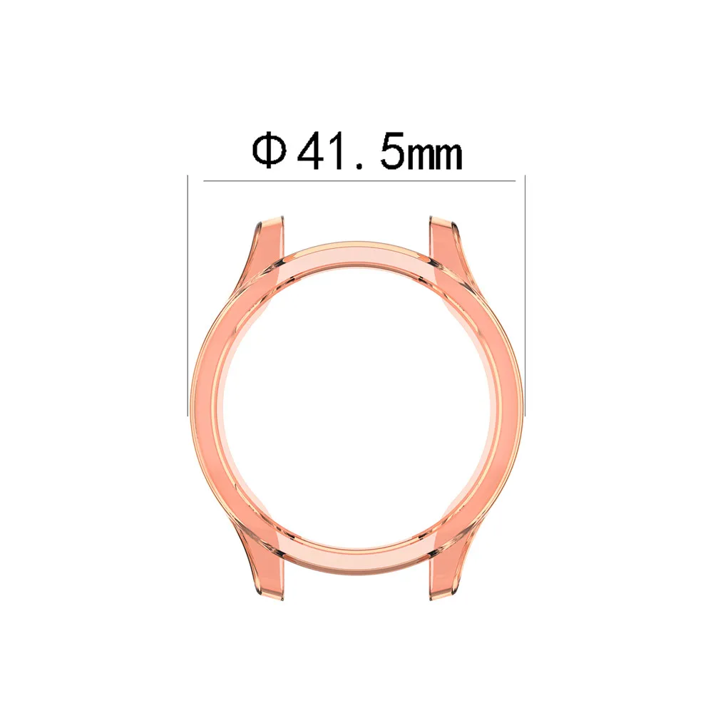 For Garmin vivomove 3S TPU Silicone Watch Case Cover fashion Bracelet Protectives Frames Shell Replacement Shockproof Clear | Наручные