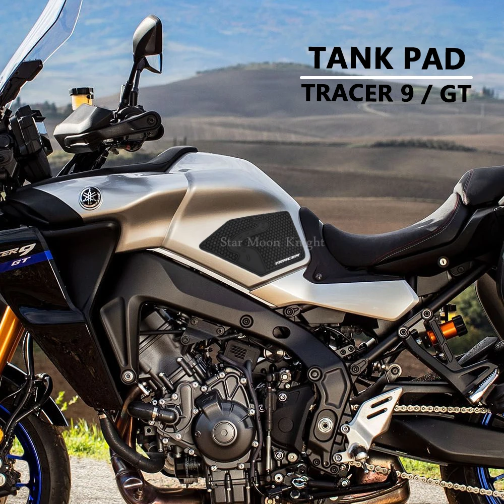 

For YAMAHA TRACER 9 GT TRACER9 21- Motorcycle Tankpad anti-slip tank Pad sticker protection stickers SIDE TANK PADS Traction Pad
