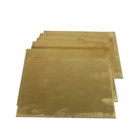 thick 1mm 2mm 3mm h62 brass sheet brass plate customized size cnc frame model mould diy contruction brass pad