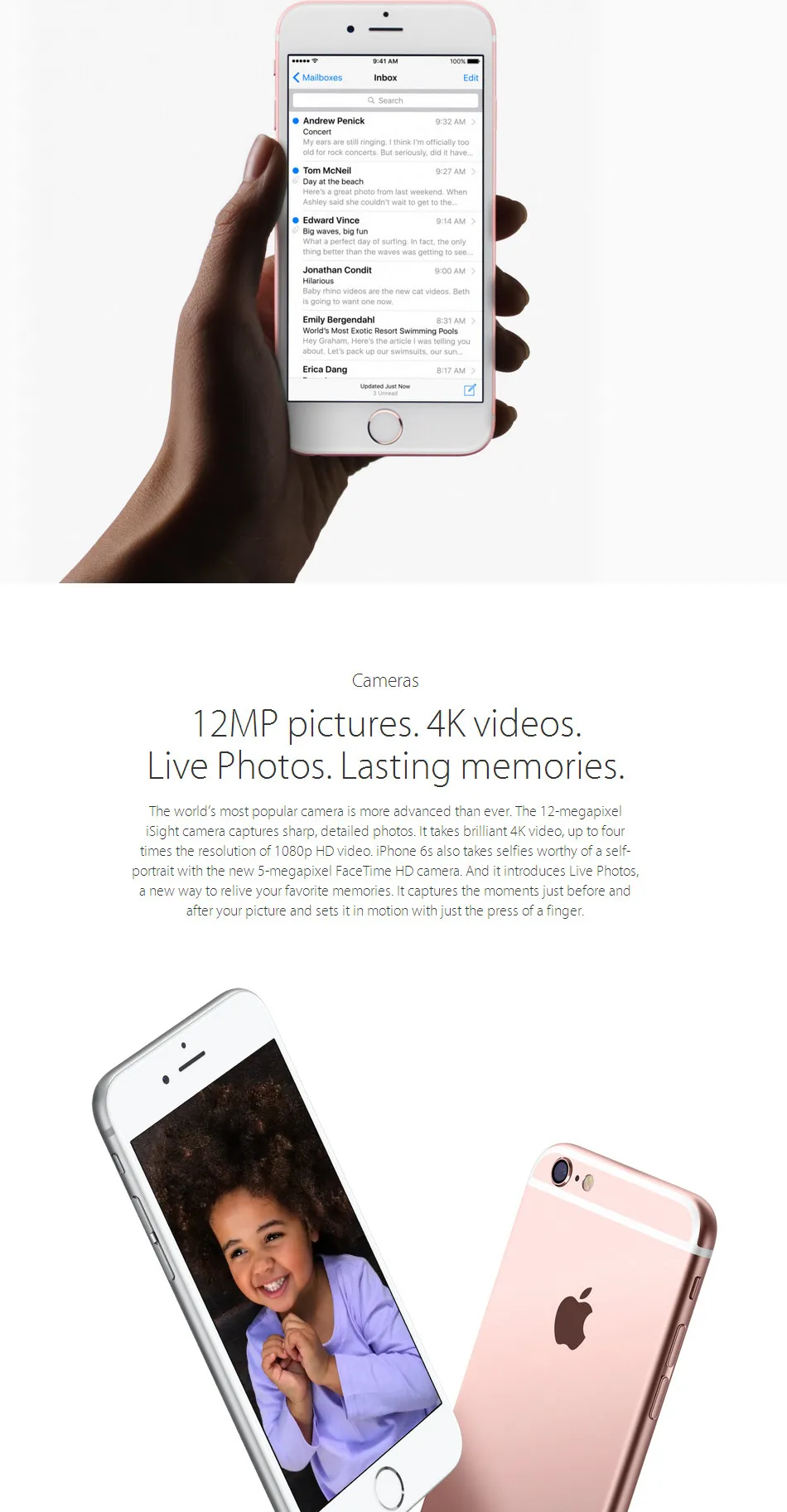 Apple iPhone 6S Plus iPhone 6S P 2GB ram 16& 32& 64& 128GB rom 5," iOS двухъядерный 12.0MP разблокированный 4G LTE мобильный телефон