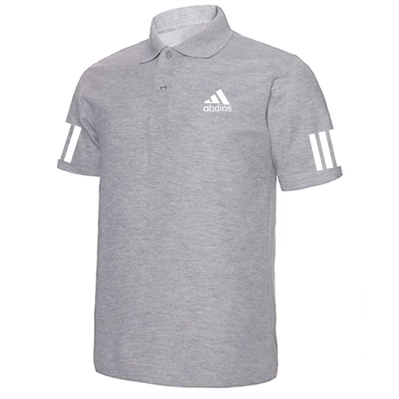 

Men New abdios Brand Polo Shirts 2021 Outdoor Sportswear Short Sleeve Polos Casual Running Soccer Jerseys Golf Shirts Male tops