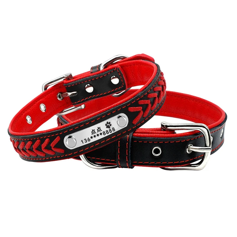 Ошейник для собак идентификационная карточка с бесплатной надписью ошейник