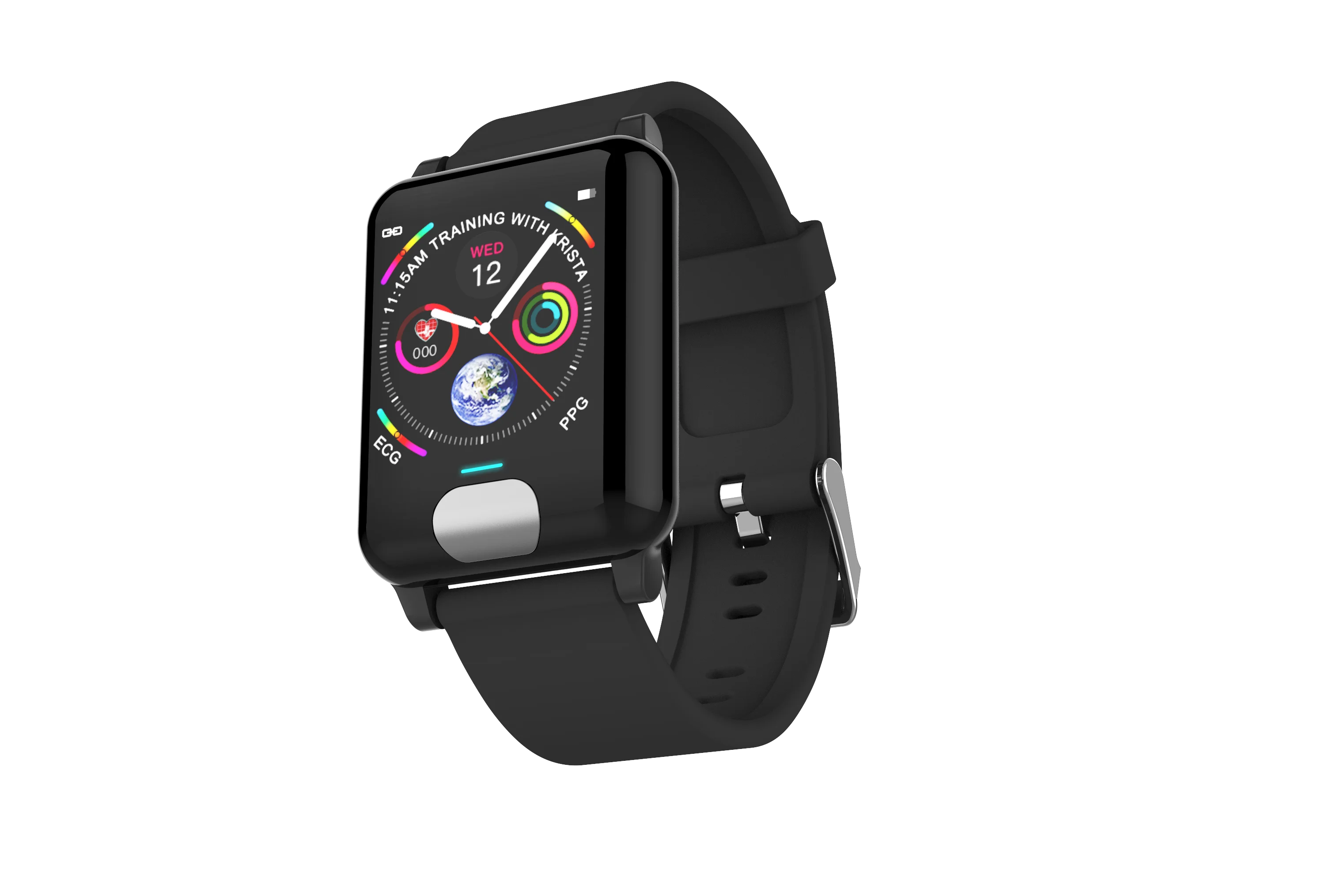 Водонепроницаемый ЭКГ PPG умный Браслет Horloges Bloeddrukmeting Horloge Hartslagmeter фитнес-браслет Gps трекер здоровье браслет часы