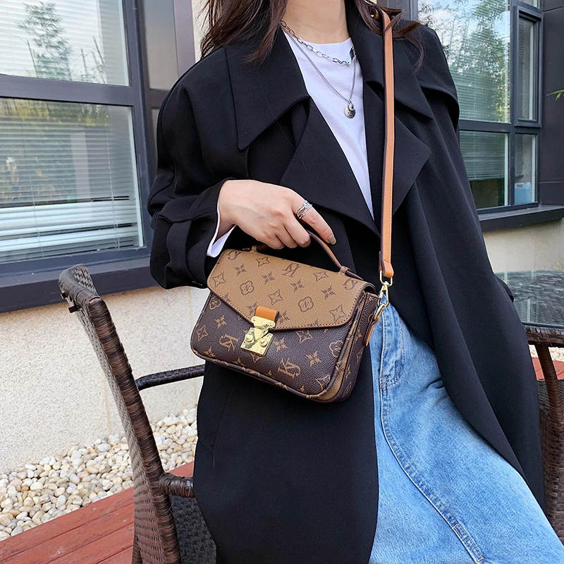 

Famous Brand Designer Shoulder Bag For Women Vintage Printing Crossbody Bags High Quality Women's Designer Luxury Handbag Female