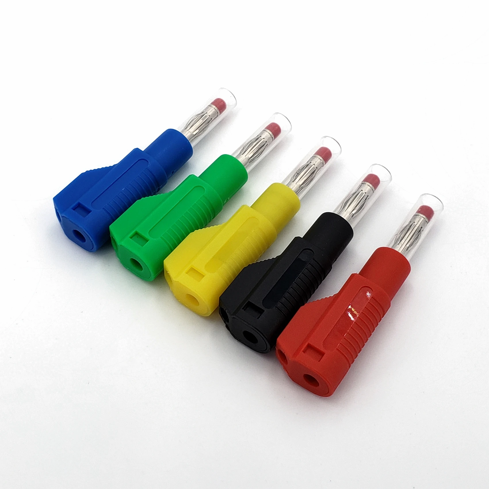 10 шт. 4 мм Выдвижная трубка Штабелируемый разъем типа банан для припоя |