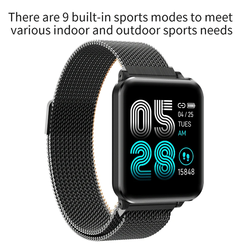 Многофункциональные часы лица Smartwatch кровяное давление ip67 smartband водонепроницаемый спортивный фитнес-браслет pk xaomi Mi band4