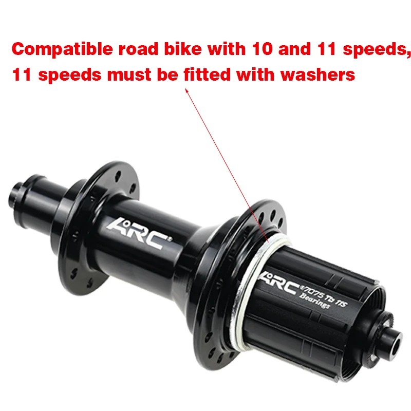ARC 270g Ultralight Road Hub 4 pawls 48 clicks Front 100 Rear 130 NBK Bearing Hub 20 24 Holes Bicycle Hub V brake Road Bike Hub