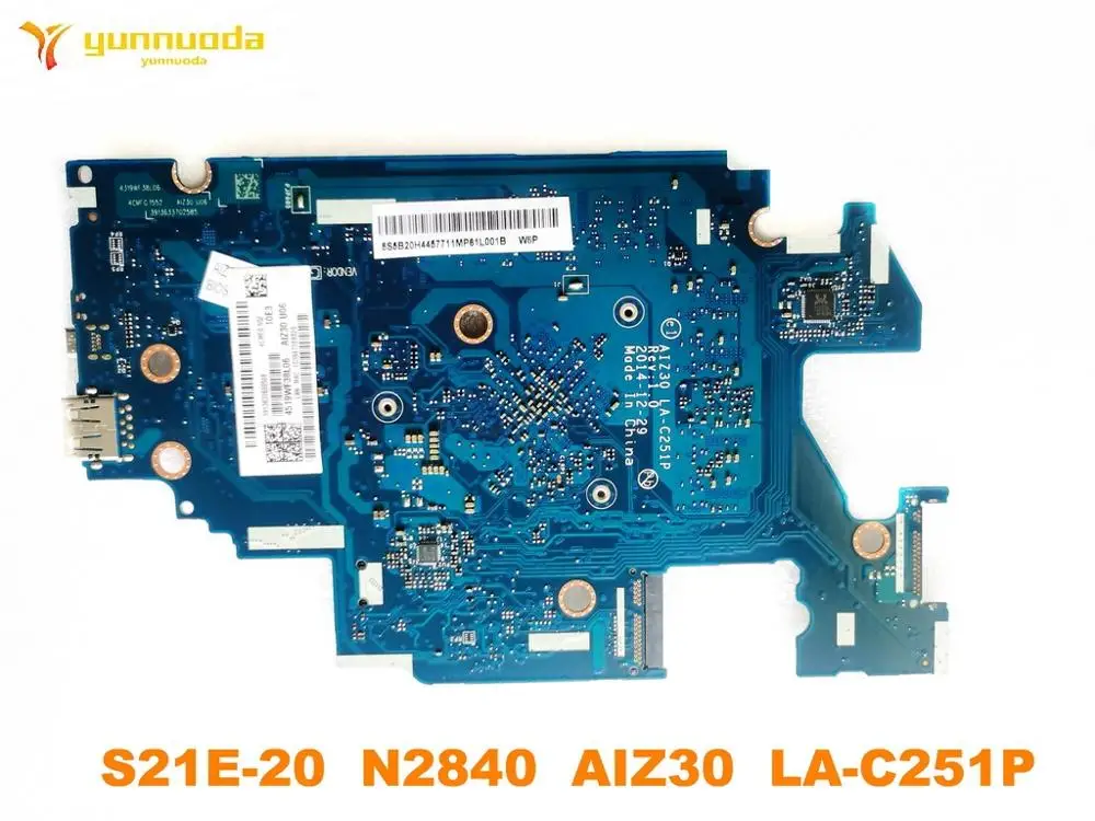 Оригинальный Для Lenovo S21E-20 Материнская плата ноутбука N2840 AIZ30 LA-C251P испытанное