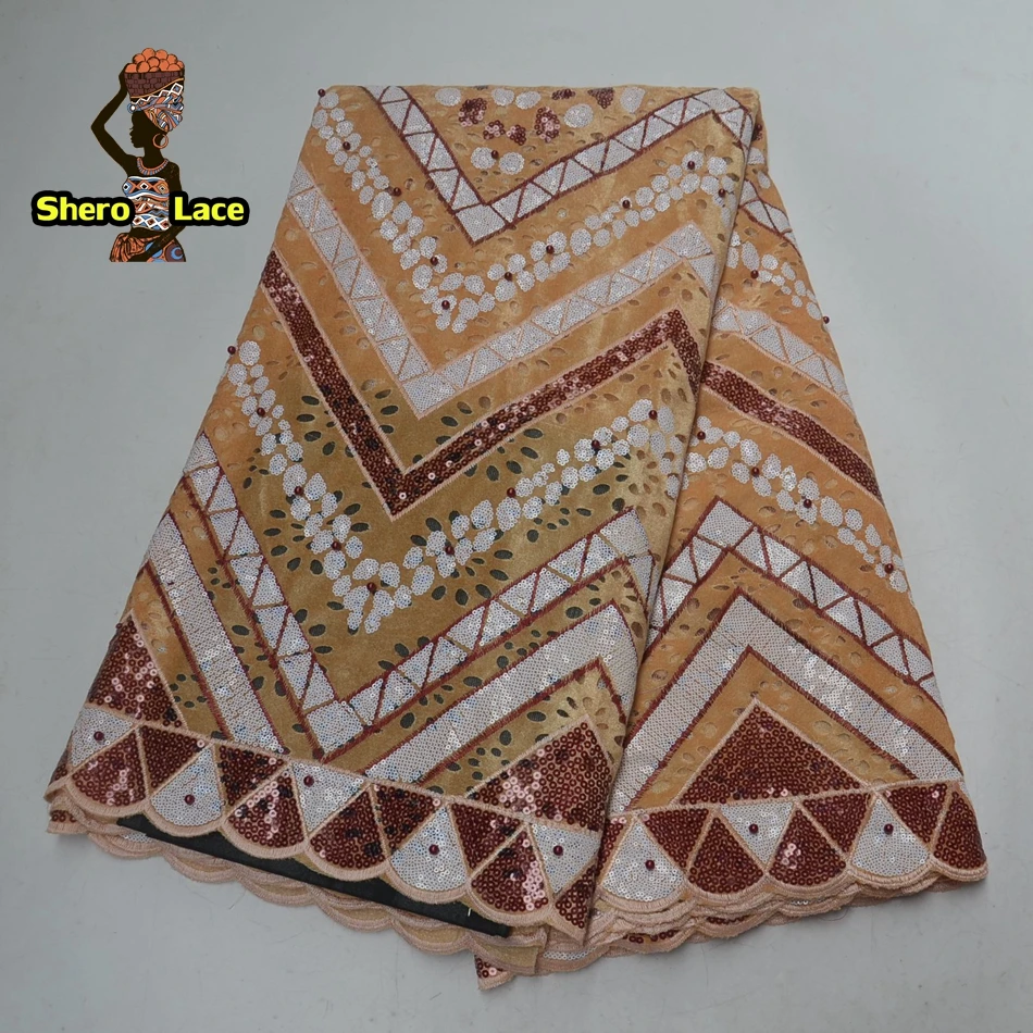 Последние африканские органзы ткани с вышивкой кружевная ткань из двойной