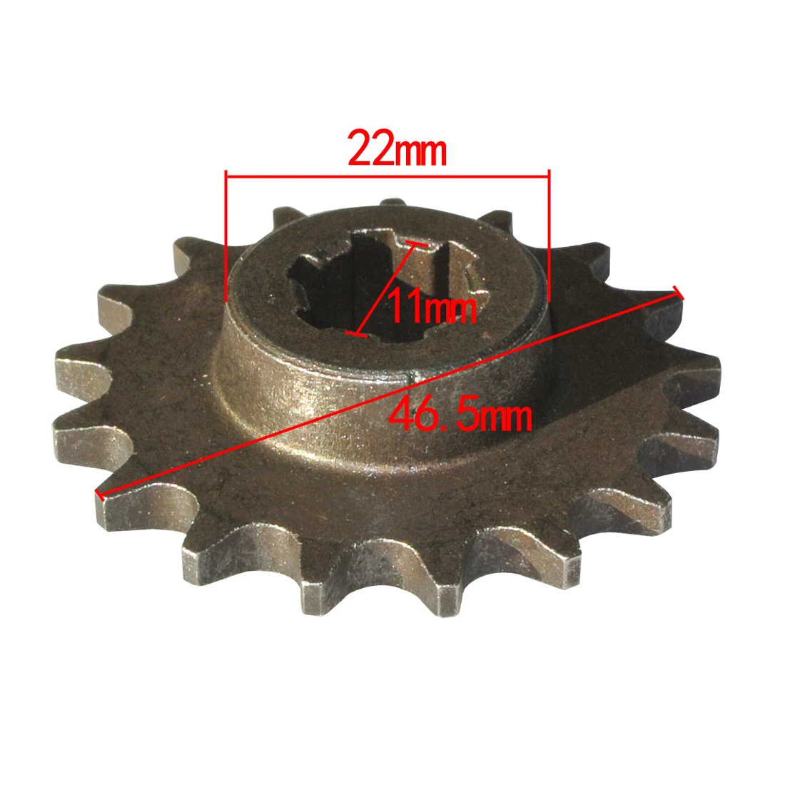 Передняя Звездочка двигателя с 17 зубьями подходит для 47 куб. См 49 мини-мотоцикла