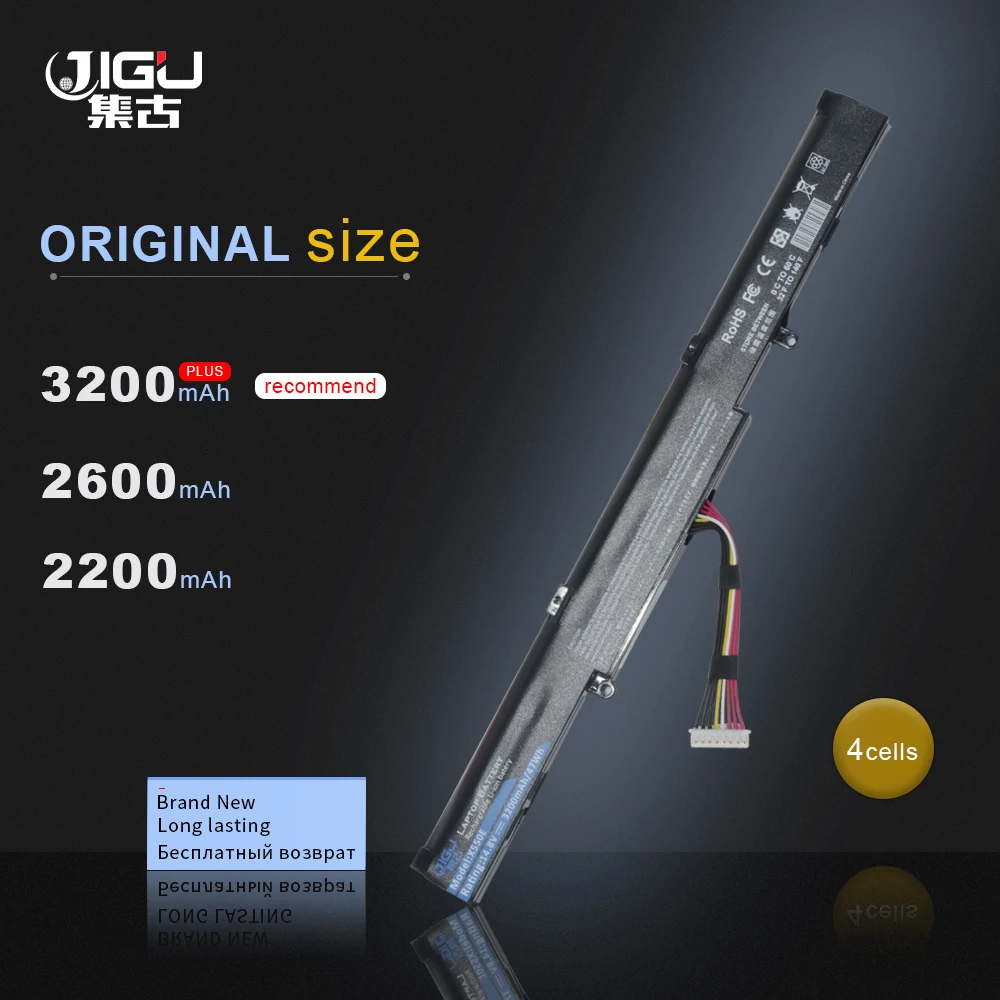 JIGU A41-X550E Laptop Battery for ASUS X450 X450E X450J X450JF X751M X751MA X751L X750JA A450J A450JF A450E F450C F450V