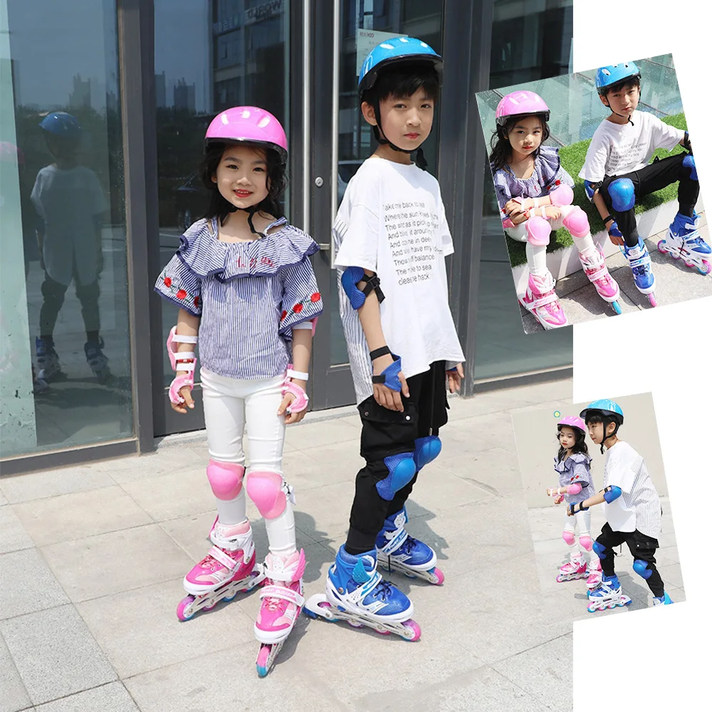 

Adjustable Inline Skates with Light up Wheels for Kid Outdoor and Indoor Illuminating Roller Skates for Boys Girls and Beginners