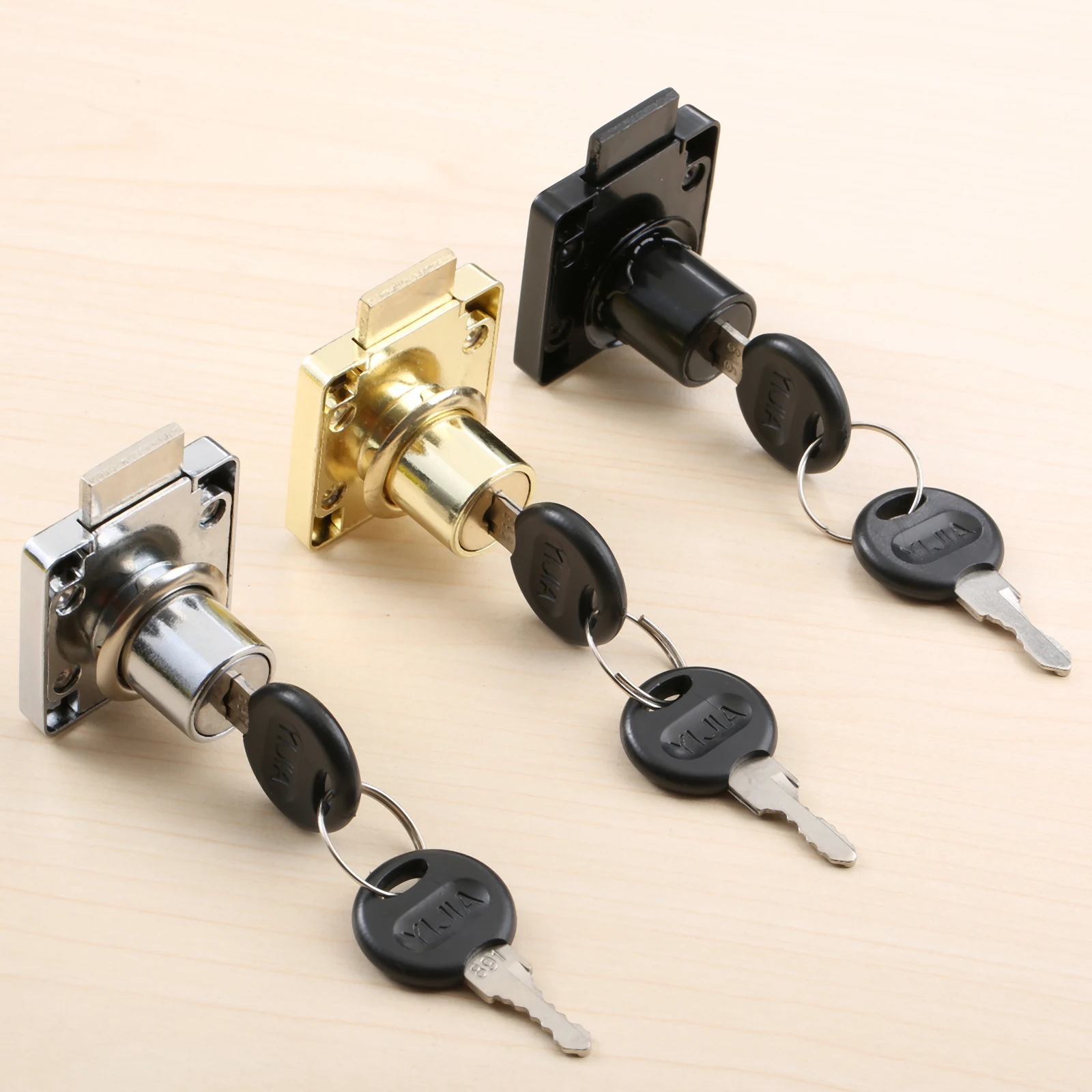 Замки для ящиков из цинкового сплава с 2 ключами замки дверей шкафов офиса стола