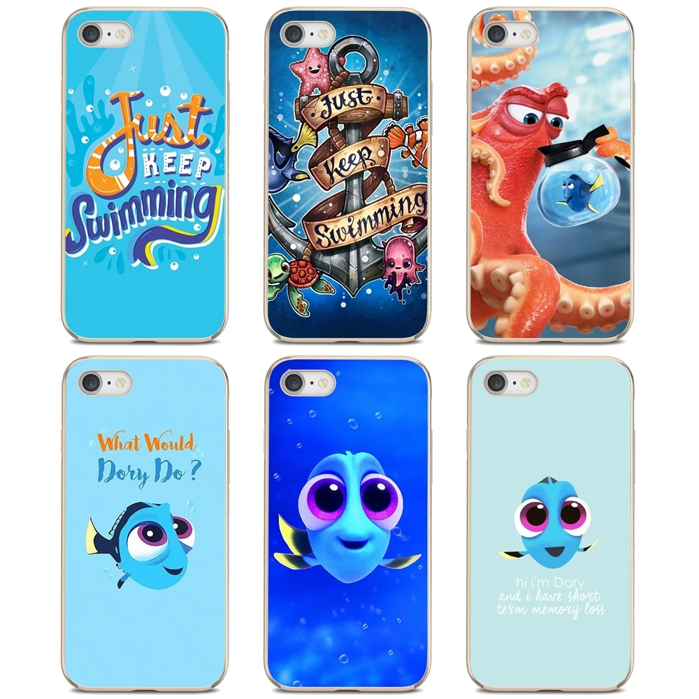 Finding D с изображениями из мультфильма В поисках Немо клоун покрытие мобильного