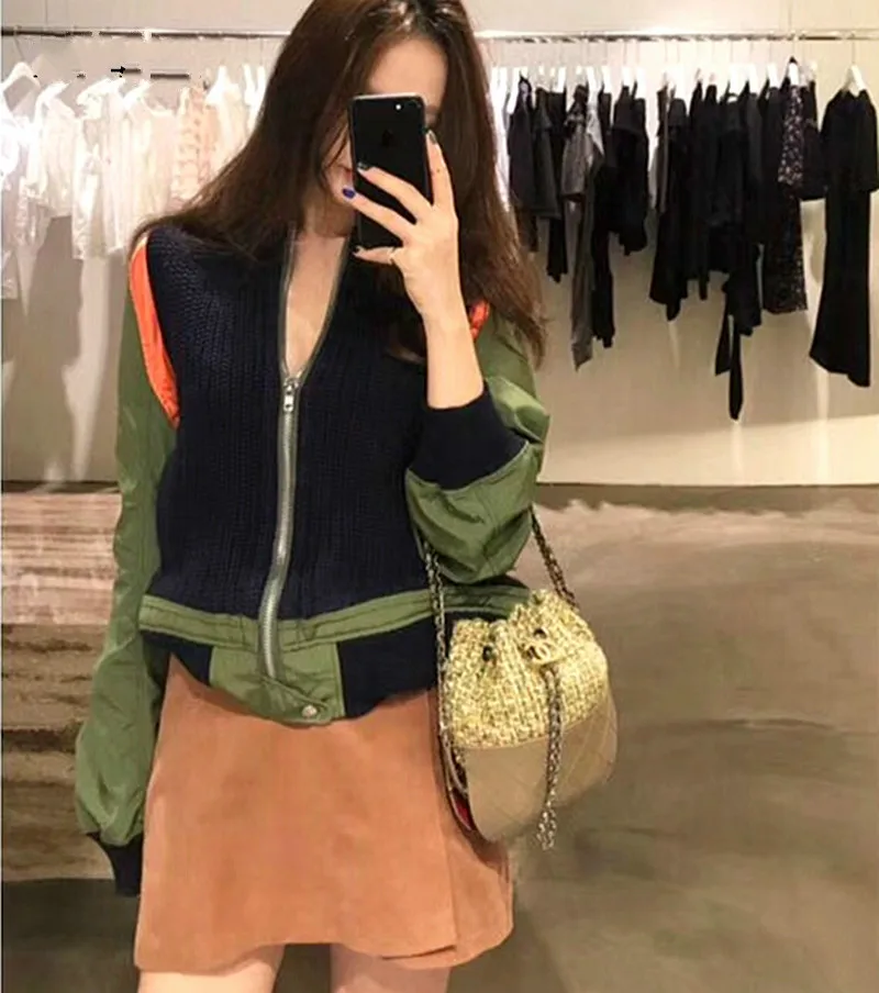 Женская куртка на осень и зиму одежда высокого качества Куртка Harajuku ветровка