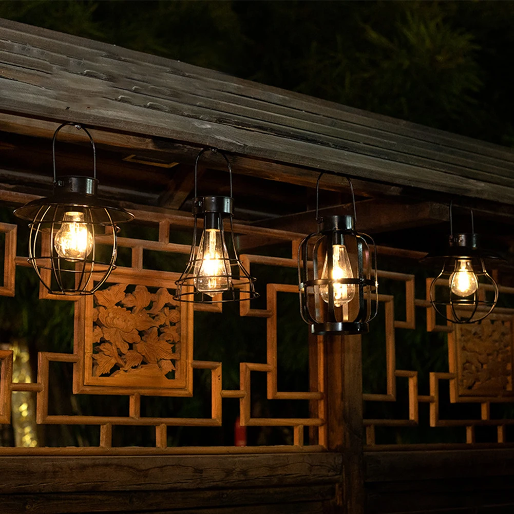 

LED solar garden outdoor tree hanging light villa waterproof terrace garden decoration landscape night lantern decoration