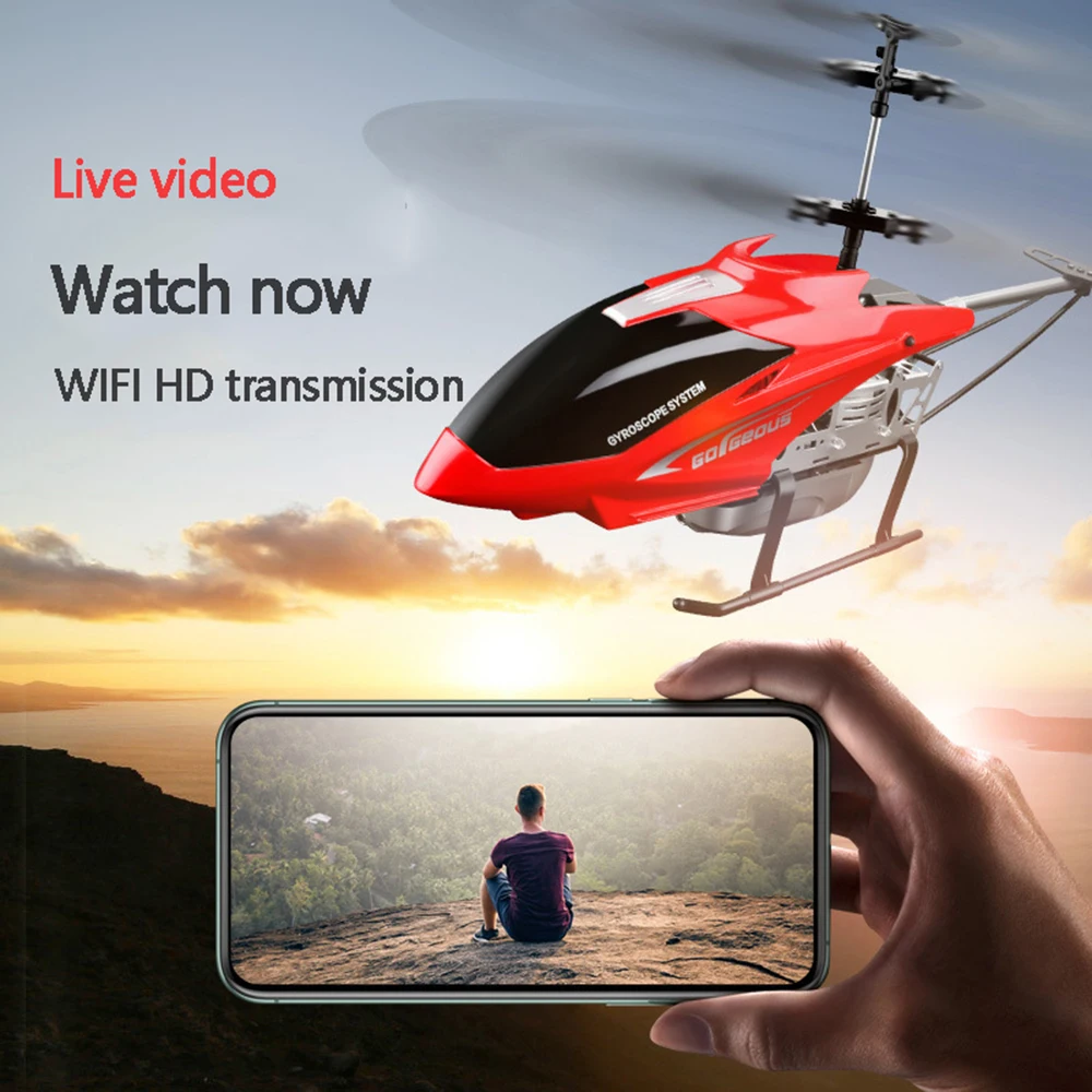 Дрон Высокое качество ультра большой 77 см Радиоуправляемый вертолет WiFi HD